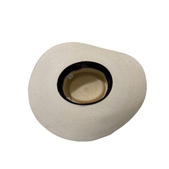 Atwood Nevada Palm Leaf  15x Long Oval  Size 7 1/8 Hat Natural Cowboy Rodeo GUC - Picture 8 of 16